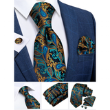 Funki Buys | Neckties | Men's 3 Pcs Stylish Formal Tie Set