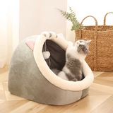 Funki Buys | Pet Beds | Cat Bed Warm Cozy Kitten Cat Cave - Pink - Rabbit / Cat Cave Bed / L / Plush - image 14