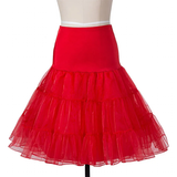 Women's Rockabilly Swing Halter Dress - Red - Pettiskirt - XXL - Polyester - image 21