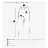 Women's Men's Y2k Punk Rivet Chain Pants - Black - Punk Pants - 37 - Polyester - image 10