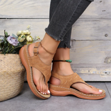 Women's Summer Slip On Sandals - Black - Slip On Sandals - 43 B - PU Leather - image 21