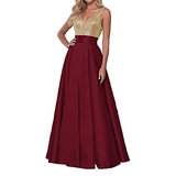 Women's Custom Satin Evening Dress - Salmon - Satin Dress - Satin - image 16