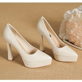 Funki Buys | Shoes | Women's Elegant Patent High Heel Pumps