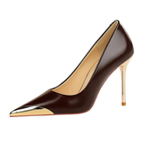 Funki Buys | Shoes | Women's Dress Shoes Metal Toe and Heel