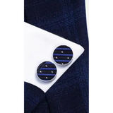Funki Buys | Neckties | Men's 3 Pcs Navy Red Striped Tie Set