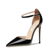 Women's Classic Pointed Toe Patent Stilettos - Beige - 1 / Patent / 10cm - 46 B - Genuine Leather - image 14