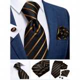 Funki Buys | Neckties | Men's 3 Pcs Stylish Formal Tie Set