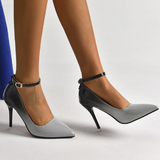 Women's Gradient Color High Stilettos - Red - Gradient Stilettos - PU Patent Leather - image 12