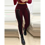 Women Fashion PU Leather Pencil Pant - Black - Pants - XXL - PU Leather - image 4