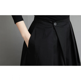 Men's Women's Gothic Wide Leg Pant Skirts - Black - Pant Skirt - 4XL - Cotton - image 15