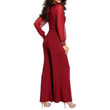 Women's Sassy Wide Leg Evening Pant Suit - Black - Wide Leg Evening Pant Suit - 3XL - Polyester Chiffon - image 12