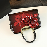 Handbags Women's Elegant Evening Bag - Gold - Wedding Clutch - Medium - PU Leather - image 15