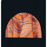 Men's 3 Pcs Orange Floral Luxury Tie Set - Orange - Necktie / 5188 - One Size - Polyester - image 3