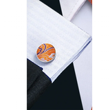 Men's 3 Pcs Orange Floral Luxury Tie Set - Orange - Necktie / 5188 - One Size - Polyester - image 2