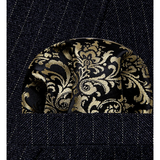 Funki Buys | Neckties | Men's 3 Pcs Light Gold Floral Tie Set