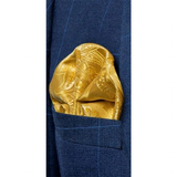 Funki Buys | Neckties | Men's 3 Pcs Yellow Gold Silk Tie Set