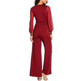 Women's Sassy Wide Leg Evening Pant Suit - Black - Wide Leg Evening Pant Suit - 3XL - Polyester Chiffon - image 11