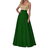 Women's Satin Sequin Evening Dress - Rose Gold - Evening Dress - US22 - Satin/Sequin - image 10