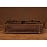 Messenger Bags Men's Leather Laptop Bag - Brown - Men's Bag - Large - Genuine Leather - image 29