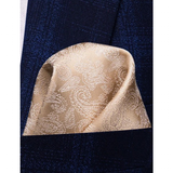 Funki Buys | Neckties | Men's 3 Pcs Elegant Paisley Silk Tie Set
