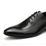 Men's Italian Handmade Oxford Shoes - Brown - C / Oxford Shoes - 45 B - Genuine Leather - image 16