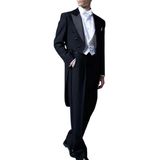 Men's Custom Tailored 3 Pcs Wedding Tux - Custom Color - Tuxedo - 5XL - Polyester - image 4