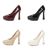 Funki Buys | Shoes | Women's Elegant Patent High Heel Pumps