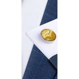 Funki Buys | Neckties | Men's 3 Pcs Yellow Gold Silk Tie Set