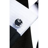Funki Buys | Neckties | Men's 3 Pcs Black White Floral Tie Set