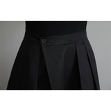 Men's Women's Gothic Wide Leg Pant Skirts - Black - Pant Skirt - 4XL - Cotton - image 17