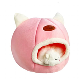 Cat Beds Cozy Sweet Pink Cave House - Pink - XL 40x40x40cm - Plush - image 3
