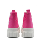 Women's Casual Canvas Lace Up Sneakers - Pink - Canvas Sneaker - 42 B - PU Leather - image 15