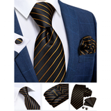 Funki Buys | Neckties | Men's 3 Pcs Stylish Formal Tie Set