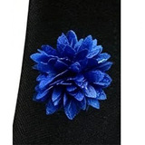 Funki Buys | Neckties | Men's 4 Pcs Dark Blue Paisley Tie Set