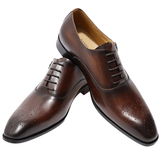 Men's Luxury Genuine Leather Dress Shoe - Black - Men's Formal Shoes - 12 B - Genuine Leather - image 15