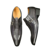 Men's Genuine Leather Formal Dress Shoe - Black - Dress Shoes - 50 B - Genuine Leather - image 6