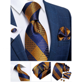Funki Buys | Neckties | Men's 3 Pcs Stylish Formal Tie Set