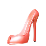 High Heel Shoe Wine Bottle Holder - Pink - High Heel Shoe Wine Bottle Holder - 8.66 x 7.48 x 3.94" - Epoxy Resin - image 1