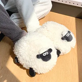 Unisex Cute Sheep Slippers - White - Sheep Slippers - 36-37 - Plush - image 11