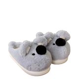 Women's Cute Koala Bear Cozy Slippers - Light Grey - Slippers - 44-45 - Plush - image 11