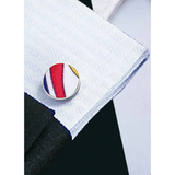 Men's 3 Pcs Bold Designer Swirl Tie Set - Blue/Yellow - 3 Pcs Necktie Set / 1230 - One Size - Polyester - image 2