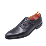Men's Luxury Genuine Leather Dress Shoe - Black - Men's Formal Shoes - 12 B - Genuine Leather - image 19