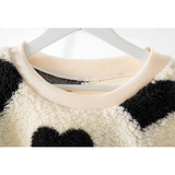 Women's Fuzzy Heart Winter Sweatshirt - Chestnut - Sweater - 2XL - Plush - image 22