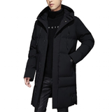 Men's Thick Mid-Length Winter Parkas - Army Green - Parka - 8XL - Cotton - image 18