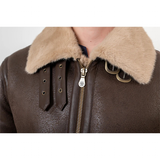 Men's Faux Leather Fleece Bomber Jacket - Black - Men's Jacket - 6XL - Genuine Leather - image 31