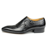 Men's Luxury Leather Formal Dress Shoe - Black - Men's Dress Shoe - 47 B - Genuine Leather - image 14