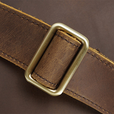 Messenger Bags Men's High Quality Bag - Brown - Messenger Bag - Medium - Genuine Leather - image 14
