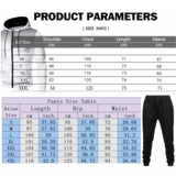 Men's Sportswear Track Suit Sets - Black/Red - Activewear Set - 4XL - Polyester - image 3