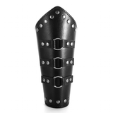 Unisex Punk Cosplay Wristbands 2 Pcs - Black - 1 - Wristband - Medium - PU Leather - image 1