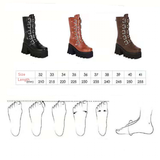 Women's Chunky Mid-Calf Buckle Boot - Black - Buckle Boots - 43 B - PU Leather - image 24
